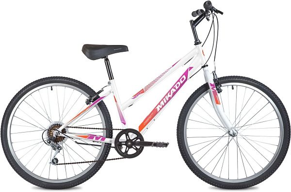 Велосипед горный MIKADO VIDA 1.0 26" 16"  ск. белый 26SHV.VIDA10.16WH2 2022