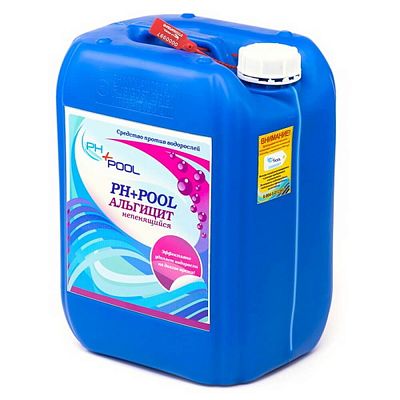 Альгицид PH+POOL (непенящийся М) 20 л. Жидкий 350014/350035 Альгицид PH+POOL (непенящийся М) 20 л. Жидкий 350014/350035