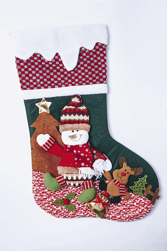 Носок рождественский 70*50 см красный 9817938 фото 2 Носок рождественский 70*50 см красный 9817938 фото 2