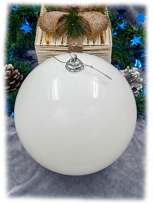 Шар 20 см 1 шт белый 200SP01-01WH