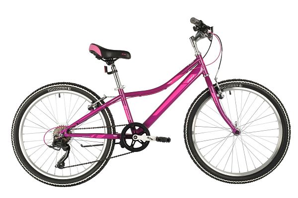 Велосипед горный Novatrack JASMINE 24" 12" 6 ск. фиолетовый 24SH6SV.JASMINE.12VL21 