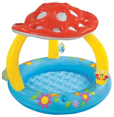 Бассейн детский надувной Intex Mushroom Baby 102х17 см, арт. 36984/57407