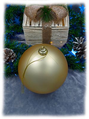 Шар 15 см 1 шт золотой 150MP01-01G