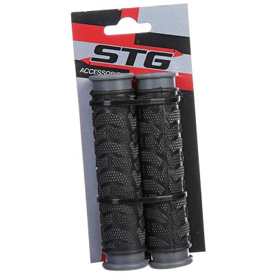 Грипсы STG HL-G49 125 мм темно-серые X53989