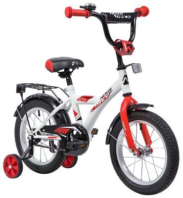 Велосипед детский  Novatrack ASTRA 14" 9" бело-красный 143ASTRA.WT20 2020