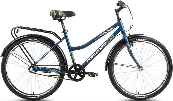 Велосипед городской FORWARD Barcelona Air 2.0 26" 17" 3 ск. бирюзовый матовый FORWARD Barcelona Air 