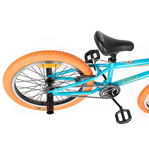 													Велосипед BMX  Tech Team GOOF 20" 18,7" бирюзово-оранжевый 580035 2022 фото 6