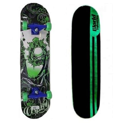 Скейтборд Tech Team VULCAN коллаж "Череп туз пик" TTVulcan