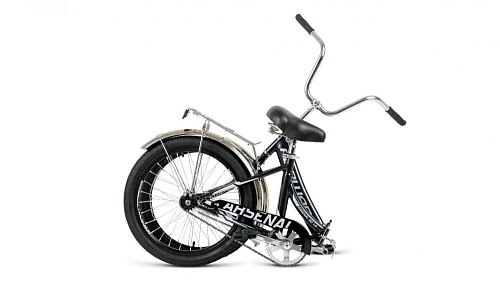 													Велосипед городской складной  FORWARD ARSENAL 20 1.0 20" 14" черно-серый RBKW1YF01011 2021 фото 2