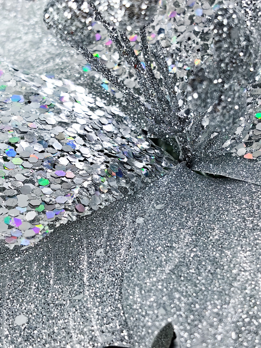 Цветок серебристый d 30 см Flo-12-12Silver фото 3 Цветок серебристый d 30 см Flo-12-12Silver фото 3