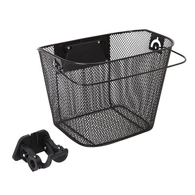 Велокорзина передняя STG HT-114 для 24"-28" колеса черная Х54020
