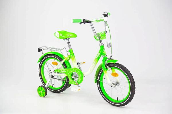 Велосипед детский MAXXPRO SOFIA 16"  бело-зеленый Z16404 
