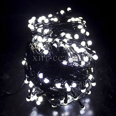  50 м, белый холодный 500 LED, , провод , 2018505