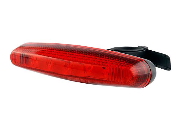 Фонарь задний Tech Team JY-602T красный, 5 диодов , 3 режима, тип 2xAAA  JY602T