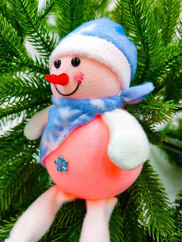 													Снеговик 14 см синий 27010-1Blue фото 8