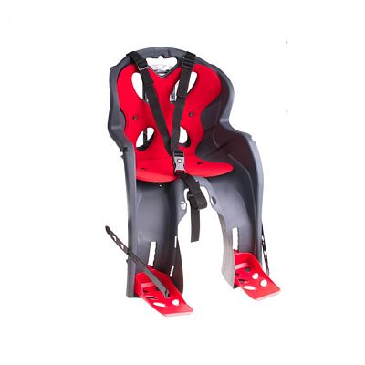 Велокресло переднее на руль STELS серо-красный LUIGINO 280031