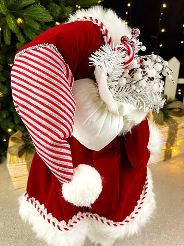 													Дед Мороз  60 см красный S1103-24 фото 5