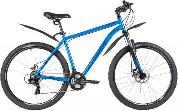 Велосипед горный Stinger ELEMENT EVO 26" 16"  ск. синий 26AHD.ELEMEVO.16BL1 2020