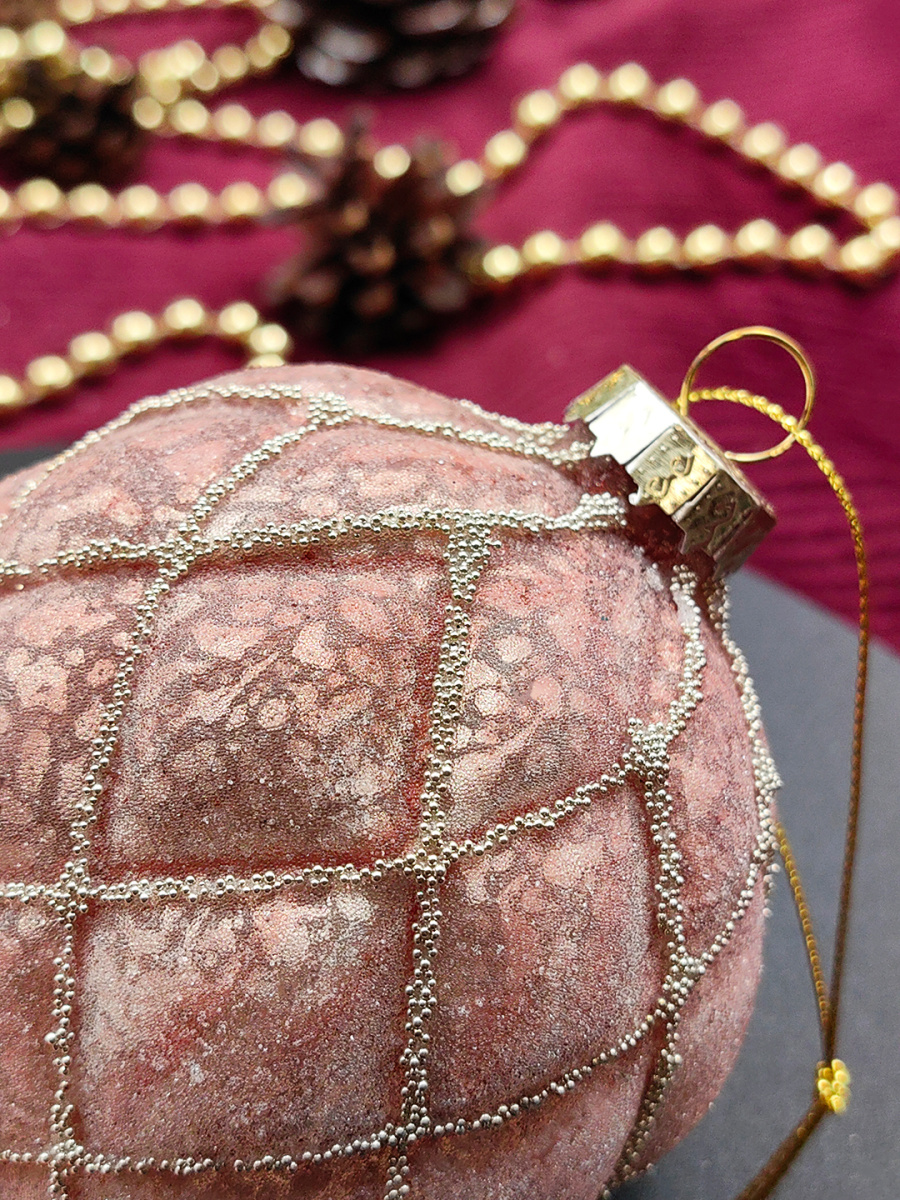 Шар бронзовый мармелад 8 см, стекло Merry Green MG24068 фото 3 Шар бронзовый мармелад 8 см, стекло Merry Green MG24068 фото 3