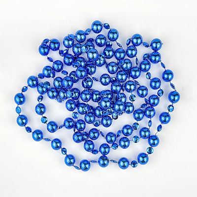 Бусы синий 2,7 м см 125/604b-X Бусы синий 2,7 м см 125/604b-X