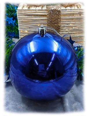 Шар 12 см 1 шт синий 120SP01-01B