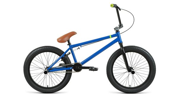 Велосипед BMX FORWARD ZIGZAG 20 20" 20,75" 1 ск. синий RBK22FW20094 2022 г.