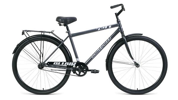 Велосипед городской ALTAIR City high 28"/700c 19" 1 ск. серый  2020