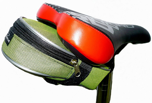 													Велосумка под седло STELS 051, 19х11 см,   зеленый 500009Green