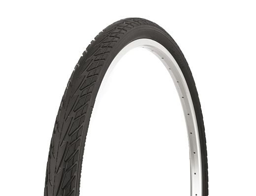 Велопокрышка DELI 26"х1.75 SA-234 BLACK w/ BLUE LINE   