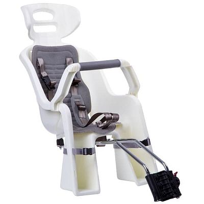 Велокресло заднее на подседельную трубу Sunnywheel бело-серый SW-BC-137 X98856