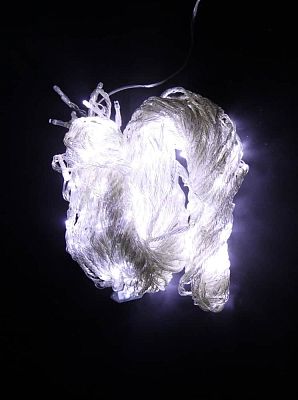 19,5 м, белый холодный 200 LED, , провод , 9918207white
