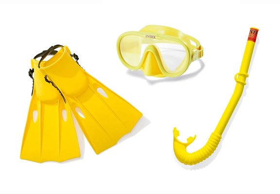 Набор для плавания INTEX Master Class желтый 38-40 от 8 лет 55655