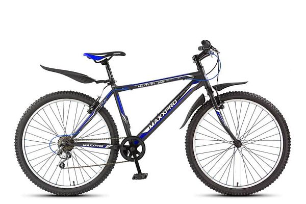 Велосипед горный MAXXPRO KATAR 26" 17,5" 6 ск. черно-синий Y104-H36127-3 