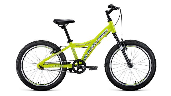 Велосипед горный FORWARD COMANCHE 1.0 20" 10,5" 1 ск. желтый/белый RBKW1J301001 