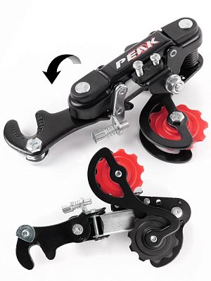 Переключатель задний  , 6/7/8 скоростей, на ось, короткая,   