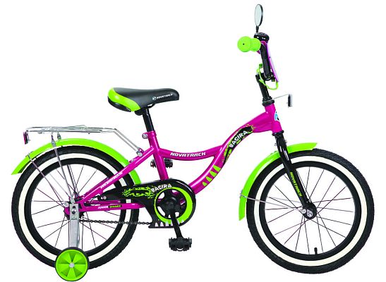 Велосипед детский  Novatrack BAGIRA 16"  розовый 167BAGIRA.PN6 