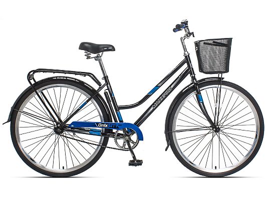Велосипед городской MAXXPRO ONIX 28"/700c 18" 1 ск. черный-синий 800-1 2022