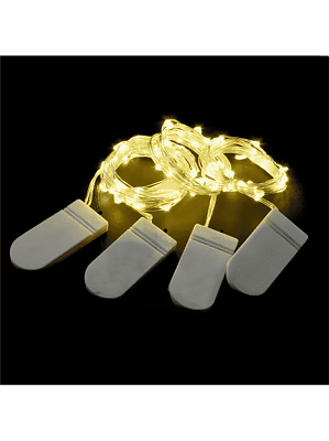 Светодиодная нить Роса 2 м 20 LED белый теплый K130-405 Светодиодная нить Роса 2 м 20 LED белый теплый K130-405