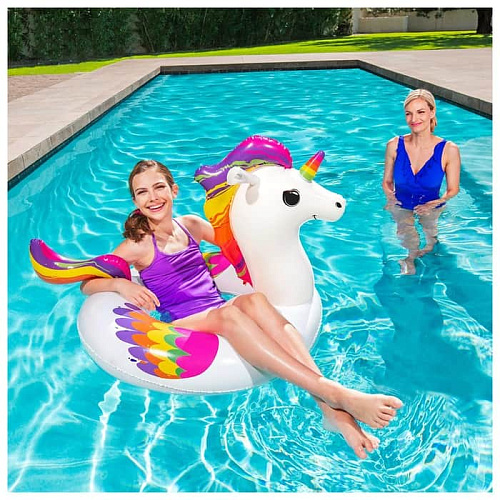 													Круг Bestway Сказочный единорог 119х91см   36159 фото 2