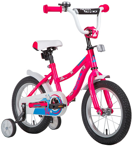 													Велосипед детский  Novatrack NEPTUNE 14" 8,5" розовый 143NEPTUNE.PN20 2019 фото 2