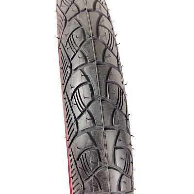 Велопокрышка DELI 20"х2.125 (57-406) SA-238 BLACK w/ RED LINE  черный-красный D20238