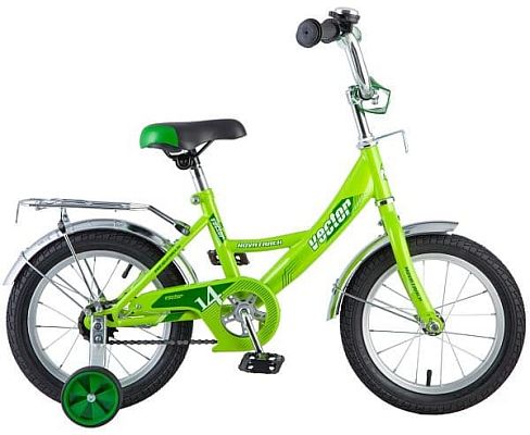 Велосипед детский  Novatrack VECTOR 12" 8,5" зеленый 123VECTOR.GN8 