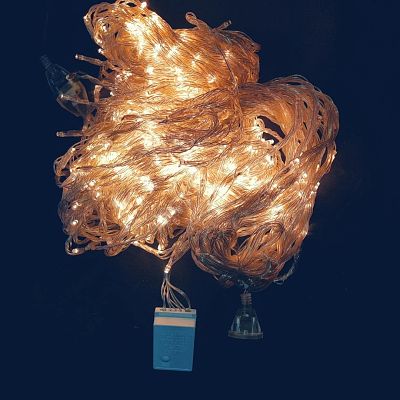 Светодиодный занавес водопад 2x3 м, белый теплый 640 LED, , провод , 9918218WWhite