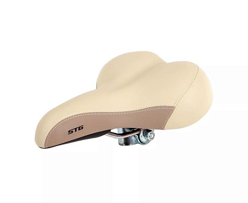 Седло STG YBT-7807 260x200 мм кремовый Х103609
