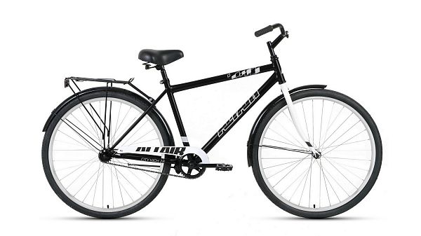 Велосипед городской дорожный ALTAIR City 28 high 28"/700c 19" 1 ск. черный/серый RBK22AL28016 2022 г
