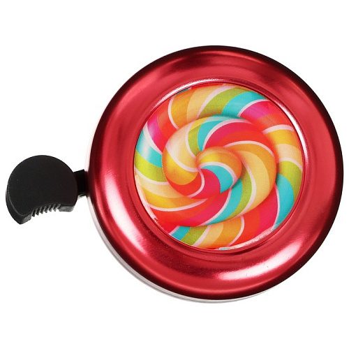 Звонок велосипедный Graffiti «Карамелька» черный, розовый 7362420 фото 2 Звонок велосипедный Graffiti «Карамелька» черный, розовый 7362420 фото 2