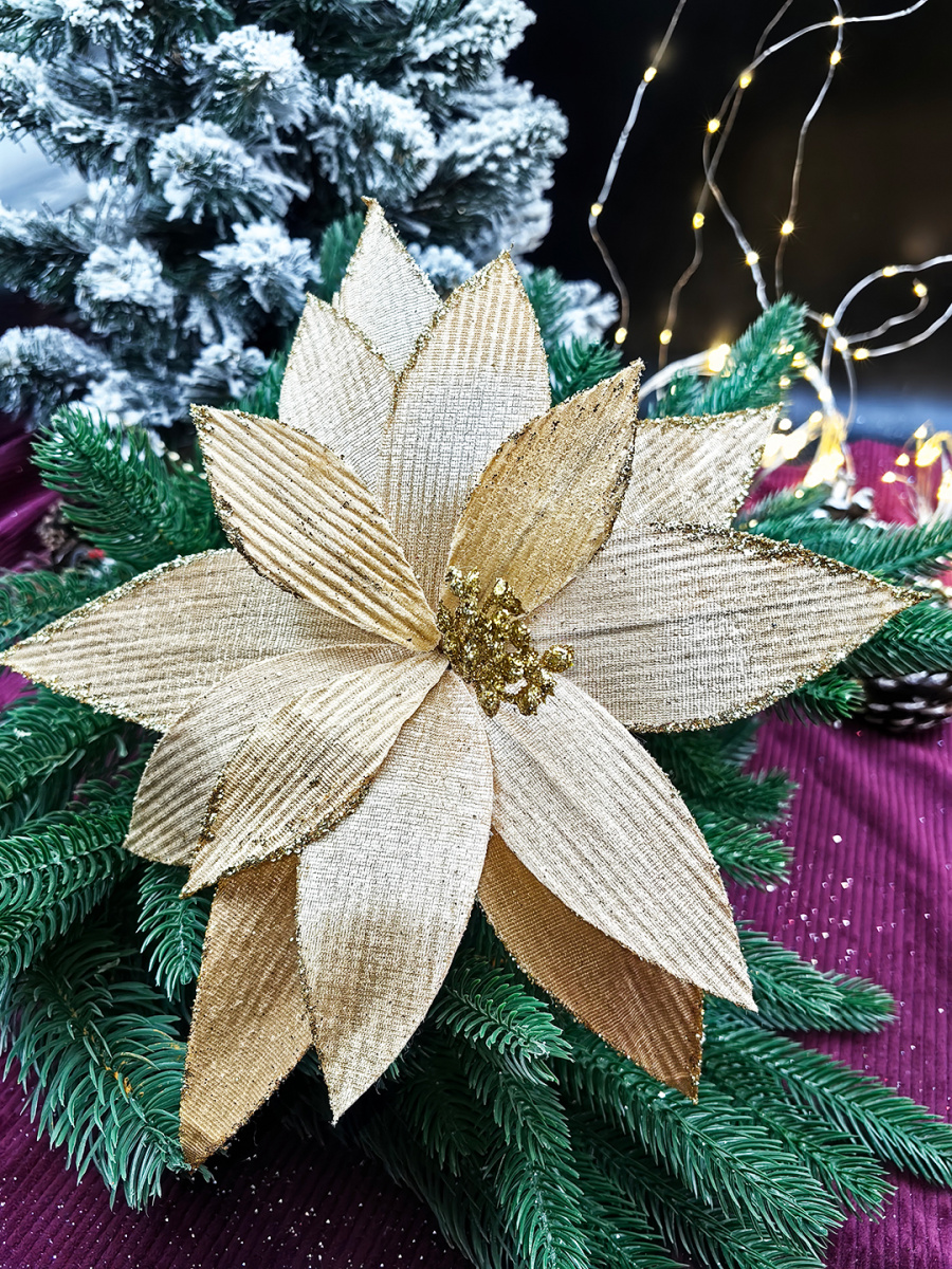 Цветок шампань d 28 см Flo-12-61champane Цветок шампань d 28 см Flo-12-61champane