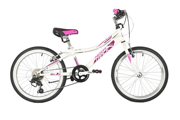 Велосипед горный Novatrack ALICE 20"  6 ск. белый 20SH6V.ALICE.WT21 2021
