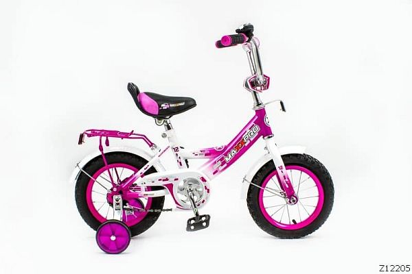 Велосипед детский  MAXXPRO MAXXPRO-N20-1 12"  бело-фиолетовый Z12205(18) 