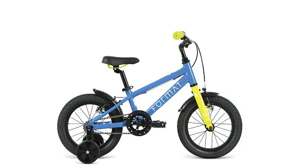 Велосипед детский FORMAT Kids 14"  1 ск. синий RBK22FM14534 2022 г.